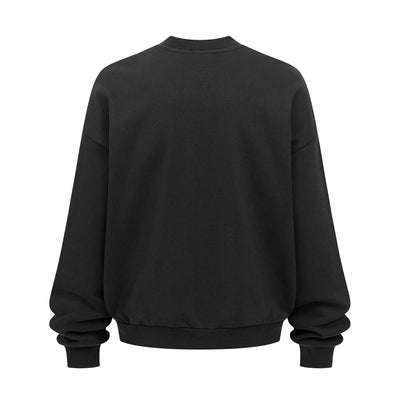 Brushed Fleece Soft Crewneck Pullover Sweatshirt