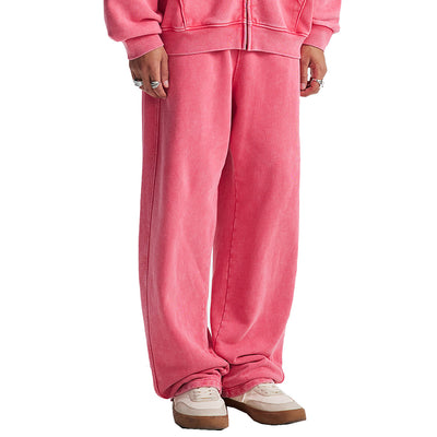 Sweatpants Washed Wide-Leg Vintage Streetwear Joggers
