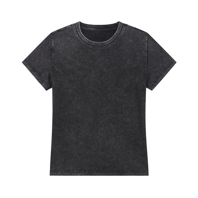 Women's Washed Cotton Short-Sleeve Tee 8oz