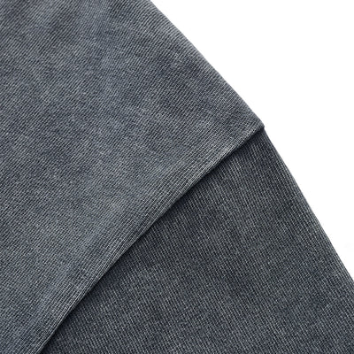 Distressed Oversized Raw Hem Tee