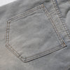 Adjustable Side Buckle Distressed High Waist Shorts
