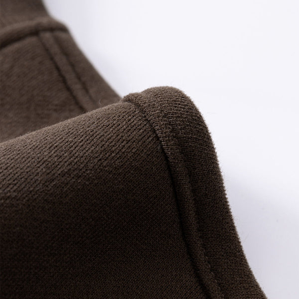 Soft Fleece Mock Neck Pullover Sweatshirt