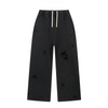 Loose Fit Washed Ripped Trousers
