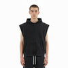 Sleeveless Zip Hoodie Casual Vest Hood Pockets Included