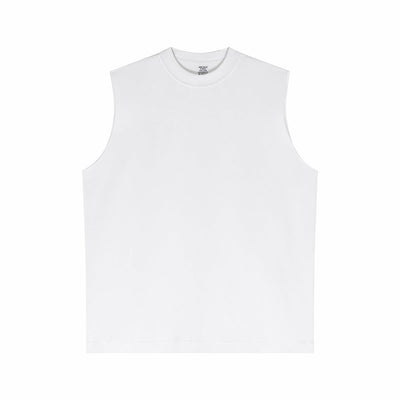 Quick Dry Raw Edge Muscle Tank 210gsm