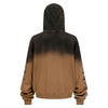 Tiger Stripes Gradient Color Zip Up Hoodie