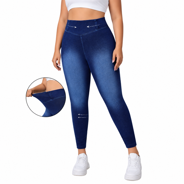 High Waist Tummy Control Slimming Stretch Plus Size Women¡¯s Jeans