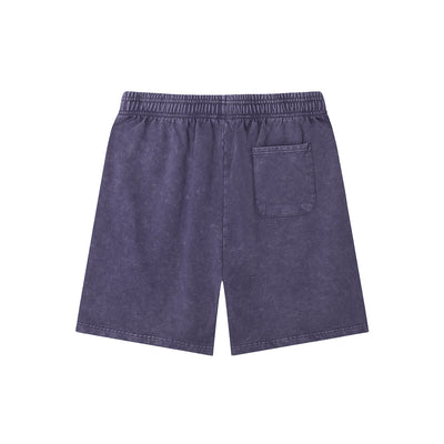 Vintage Washed Relaxed Fit Casual Sweat Shorts