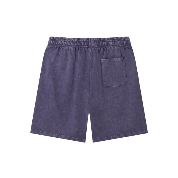 Vintage Washed Relaxed Fit Casual Sweat Shorts