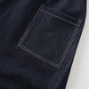 High Waist Tie Belt Relaxed Denim Shorts