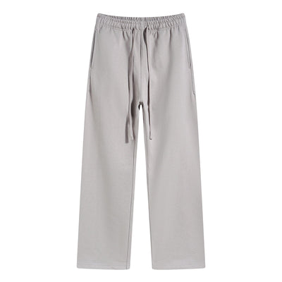 Solid Color Open Bottom Sweatpants-INNBLAC Fashion Apparel