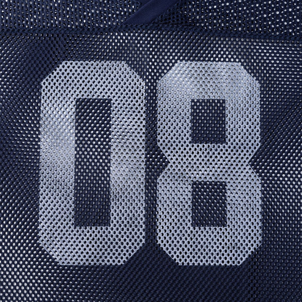 Athletic Mesh Cropped Football Jersey Number 08