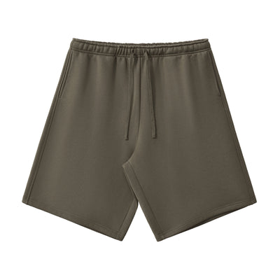 Knee-Length Fleece Baggy Sweatpants