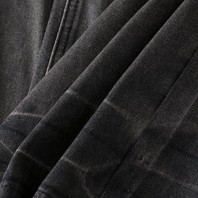 Vintage Whisker Wash Wide-Leg Jeans