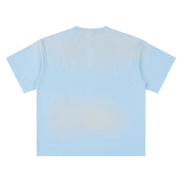 Distressed Premium Relaxed Fit Oversized T-Shirt
