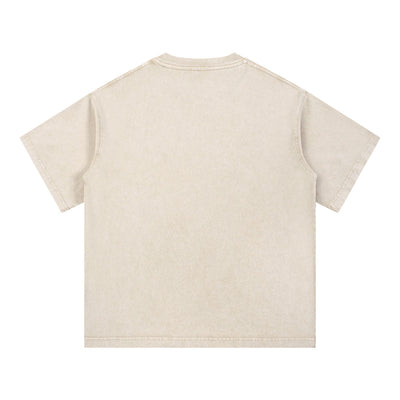 Washed Vintage Oversized Cotton Tee