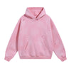 Rips Soft Fleece Lined Distressed Pullover Hoodie