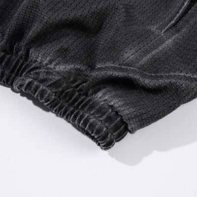 Lightweight Mesh Stand Collar Elastic Hem Zip Jacket