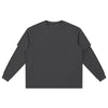 Solid Color Mock Layered Sleeves Sweatshirt