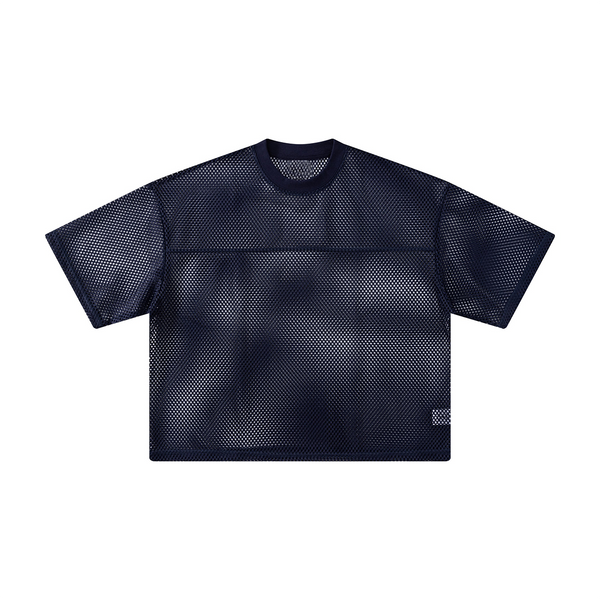 Oversized Mesh Short Sleeve Breathable Tee