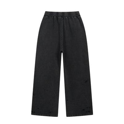 Multi Ripped Distressed Finish Jogger Pants