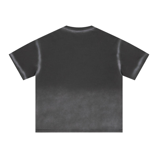 Bold Gradient Fade Oversized Design T-Shirt