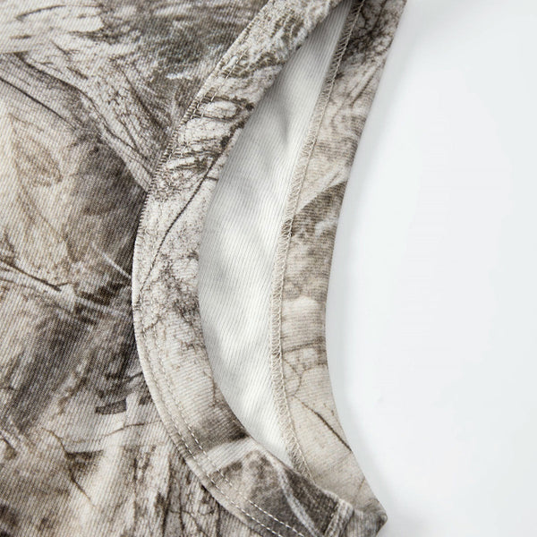 Nature Inspired Camo Forest Print Sleeveless Tank