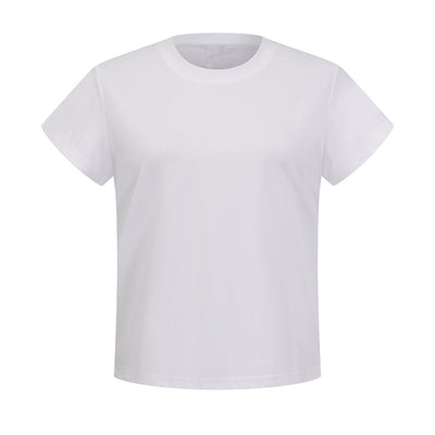 Classic Crew Neck Comfortable Versatile Everyday Tee