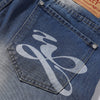 Distressed Ripped Panel Stitching Streetwear Denim Shorts