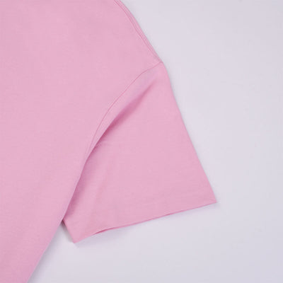 Relaxed Fit Boxy Solid Color Minimal Tee