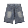 Cartoon Food Embroidery Fun Streetwear Denim Shorts