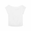 Solid Slim Fit Cropped Hot Girl Tee