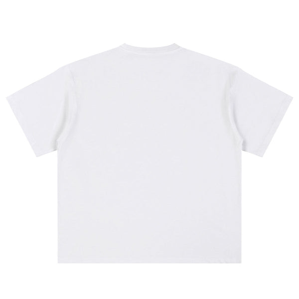 Relaxed Fit Boxy Solid Color Minimal Tee