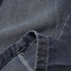 Panel Stitching Detail Dark Washed Denim Shorts