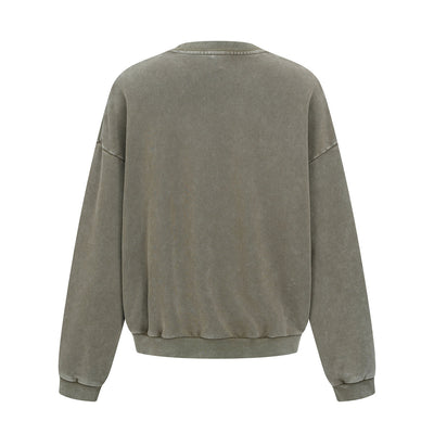 Soft-Vintage Washed Pullover Sweatshirt