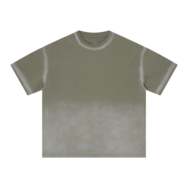 Bold Gradient Fade Oversized Design T-Shirt