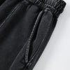 Streetwear Distressed Curved Panel Straight-Leg Pants