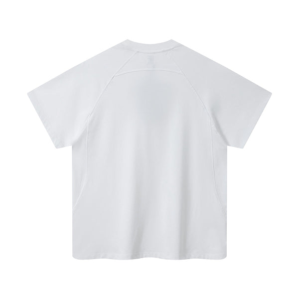 Color Block Oversized Sporty Raglan T-Shirt