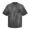 Tie Dye Pocket Oversized Cotton Streetwear T-Shirt