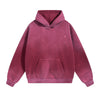 Destroyed Oversized Acid Wash Bleach Splatter Hoodie