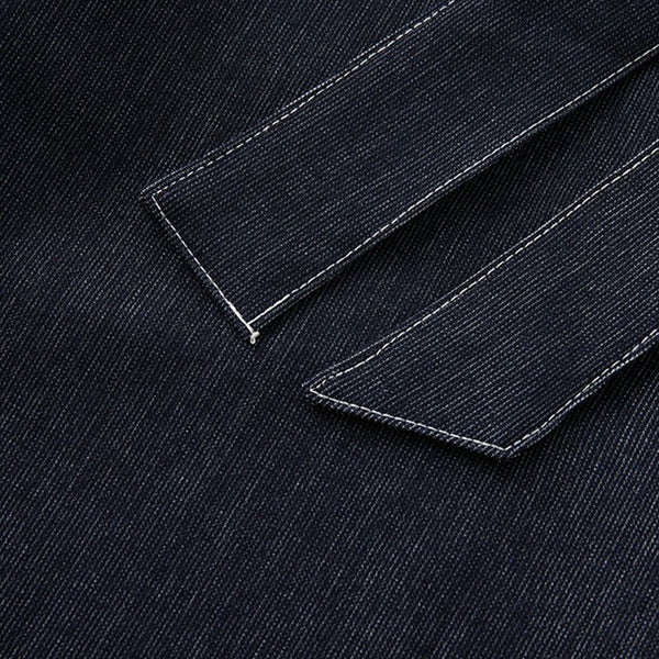 High Waist Tie Belt Relaxed Denim Shorts