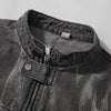 Streetwear Vintage Wash Denim Jacket