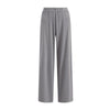 Women's Relaxed Straight Leg Ribbed Trousers