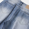 Light Wash Gradient Wide-Leg Jeans