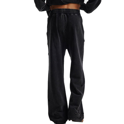 Multi Ripped Distressed Finish Jogger Pants