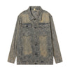 Relaxed Jacquard Denim Trucker Jacket
