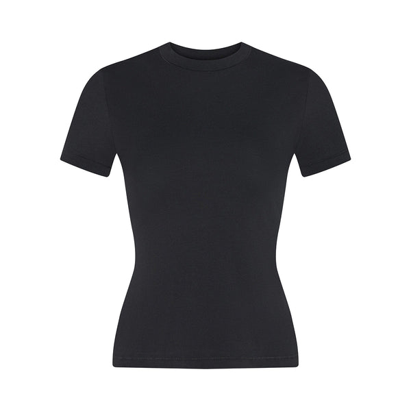 Structured Shoulder Slim Fit High-Stretch Short Sleeve