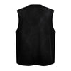 Chest Pocket Knit Sleeveless Relaxed Fit Muscle Tank