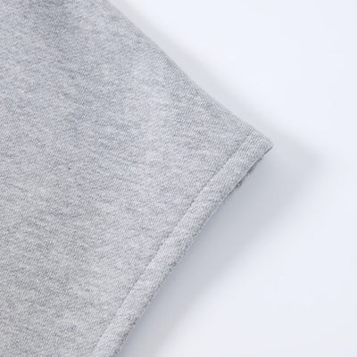 Sleeveless Boxy Fit Crewneck Sweatshirt Vest