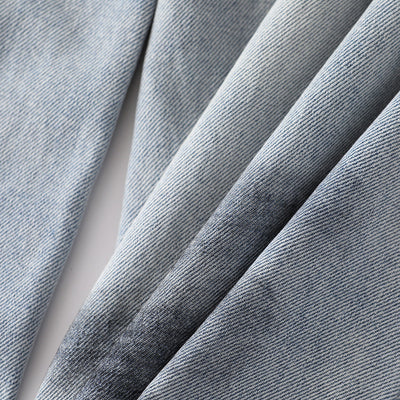 Spray-Painted Patchwork Distressed Baggy Jeans